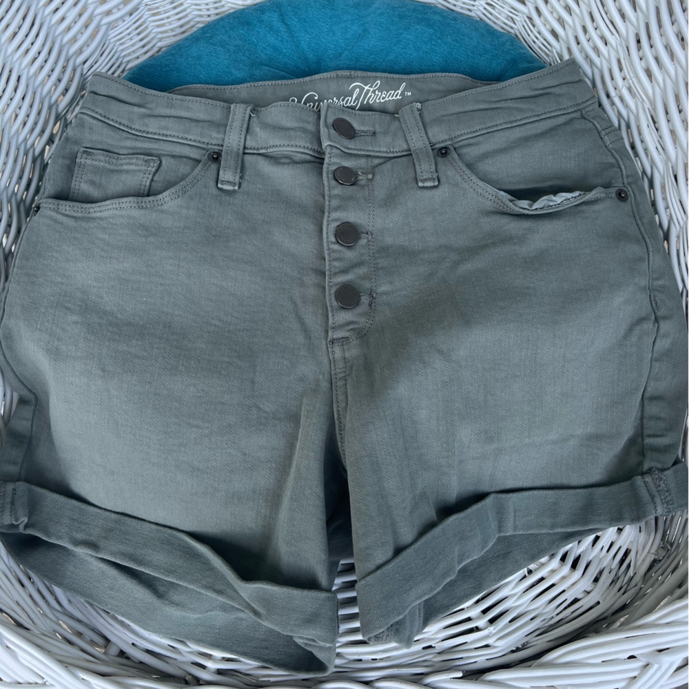 Women’s green shorts